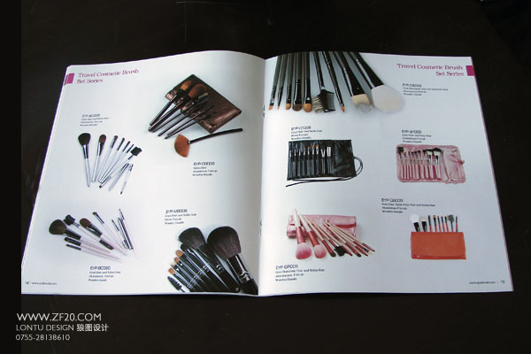 化妆刷画册设计印刷